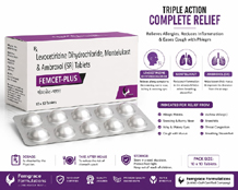  top Pharma franchise products of Femgrace Formulations Gujarat  - 	FEMCET PLUS TAB.jpeg	